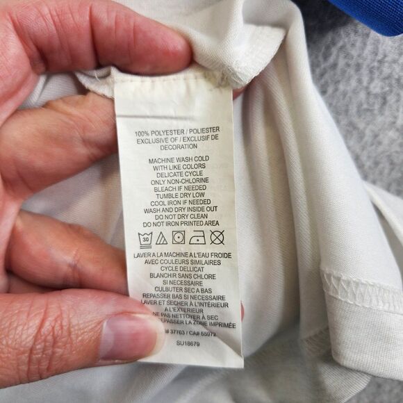 Callaway Shirt Mens Large White Striped Sleeves Opti Dri Wicking Golf Golfing - Picture 11 of 13